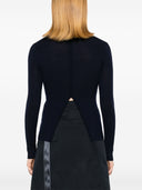 Parosh Leila Turtle Neck Ribbed Knit Jumper