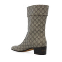 Gucci Heeled Monogram Boots