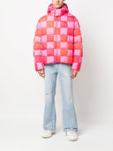 ERL Unisex Gradient Checker con cappuccio con cappuccio