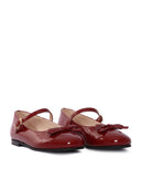 Il Gufo Ballerina Mary Jane In Vera Pelle E Fiocchetto