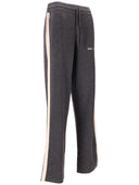 Palm Angels Classic Logo Knit Track Pants Dark Grey