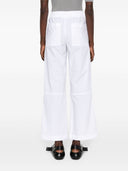Parosh Straight Leg Cotton Cargo Trouser