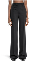 Ann Demeulemeester Maaike Flared Leg Comfort Trousers Viscose Calico