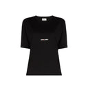 Saint Laurent Cotton Logo T -skjorte