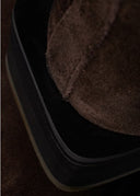 Paul Smith Chaussure Femme Matola Daim Marron Foncé