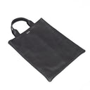 La Rose La Rose Leather Shopping Bag Black