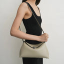 Toteme Toteme T Lock Leather Clutch Bag