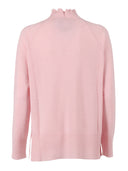 Kangra Cashmere Collo Cratere Manica Raglan Con Spacchi