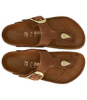 Birkenstock Gizeh Big Buckle Cognac Thong Sandal