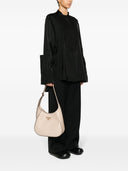 Prada Triangle Logo Leather Shoulder Bag
