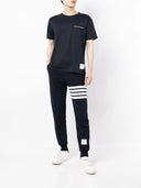 Thom Browne Ss Rwb Pocket Tee In Medium Weight Jersey Cotton