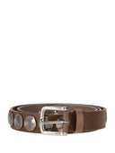 Golden Goose Belt Trinidad Washed Leather Studs
