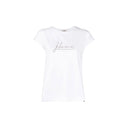 Herno T-shirt con logo impreziosito da cristalli Herno