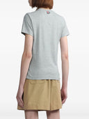 Thom Browne Relaxed Fit Ss T-Shirt mit Seitenschlitzen aus leichtgewichtigem Jersey