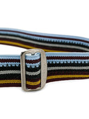 Prada Prada Striped Clasp Buckle Belt
