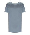 Blusa Mm Max Mara Cortona Azzurra Grigia