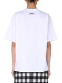 Msgm Crew Neck T Shirt