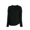 Alexander McQueen Jumper di lana asimmetrica