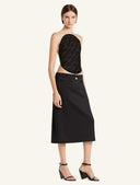 Courrèges Bodysuit Illusion Circle Lace