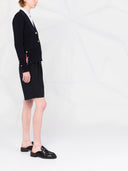 Thom Browne Milano Cardigan With 4 Stripe Detail