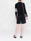 Thom Browne Milano Cardigan With 4 Stripe Detail