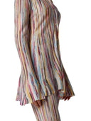 Chemise en tricot de viscose flammée Missoni