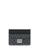 Dolce & Gabbana Jacquard Card Holder With Logo