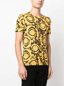 Versace Crewneck T Shirt With Print