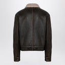 Salvatore Santoro Asphalt Coloured Sheepskin Leather