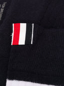 Thom Browne Athletic Mid Calf Socks In Lightweight Cotton