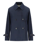 Max Mara Weekend Biglia Blue Short Trench Coat