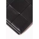 Case de pasaporte de cassette de cuero de Bottega Veneta Intrecciato