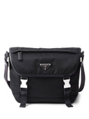 Prada Re Nylon And Saffiano Leather Shoulder Bag