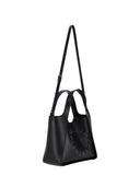 Stella Mc Cartney Logo Crossbody Tote Bag Eco Embossed Grainy Alter Mat W/Studded Logo