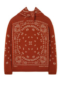 Maglione Alanui Bandana Jacquard Rosso Mattone Multi