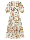 Zimmermann 'Pleated Midi' Dress