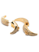 Versace Medusa Ohrringe mit Kristallen verschönert