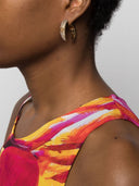 Versace Medusa Ohrringe mit Kristallen verschönert