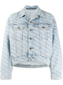 Alexander Wang Alexander Wang Falling Back Denim Jacket With Print