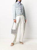 Alexander Wang Alexander Wang Falling Back Denim Jacket With Print
