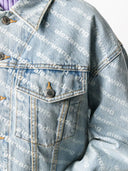 Alexander Wang Alexander Wang Falling Back Denim Jacket With Print