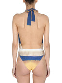 Alberta Ferretti One Piece Swimsuit With Tie Dye Print