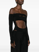 Mugler Off The Shoulder Bodysuit