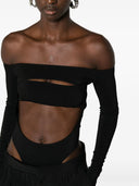 Mugler Off The Shoulder Bodysuit