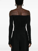 Mugler Off The Shoulder Bodysuit