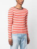 Erl Unisex Crewneck Striped Light Sweater Knit