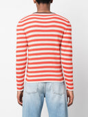 Erl Unisex Crewneck Striped Light Sweater Knit