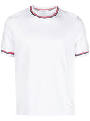 Thom Browne Crew Neck T Shirt With Application