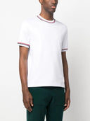 Thom Browne Crew Neck T Shirt With Application