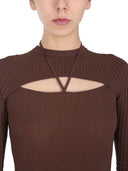 Andreadamo Dress With Cut Out Detail